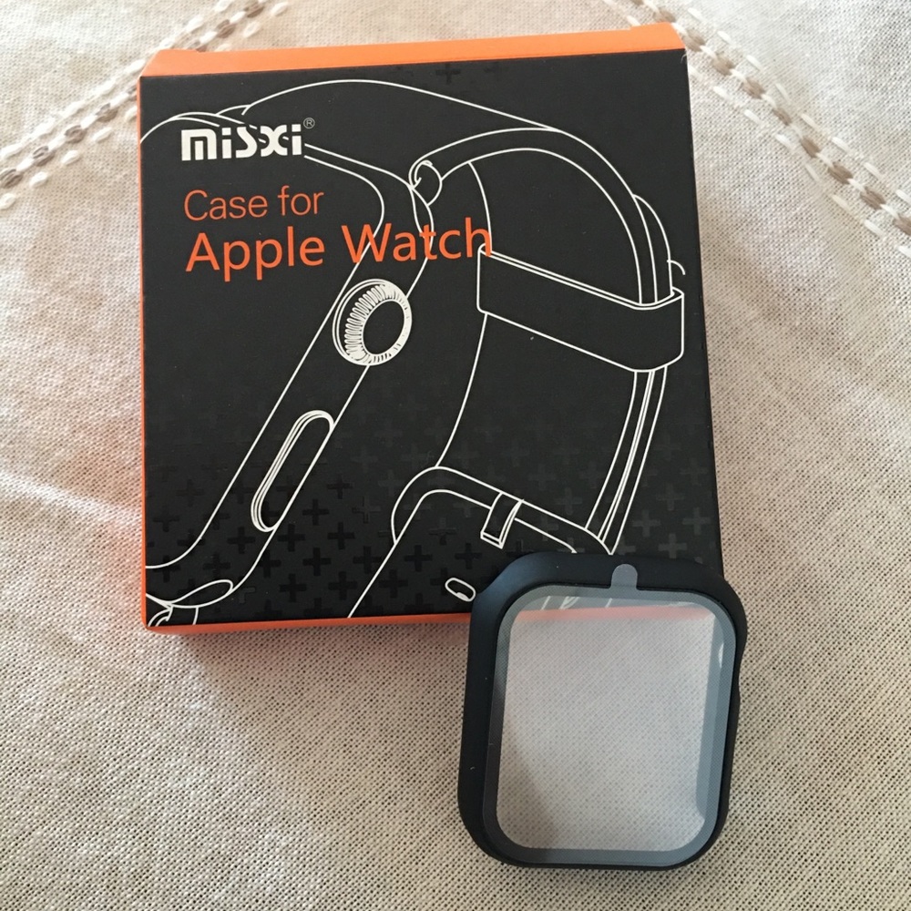 Case for apple I watch 44mm 2 pack black